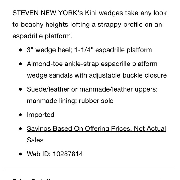 Steven New York, Women Kini Platform Wedges